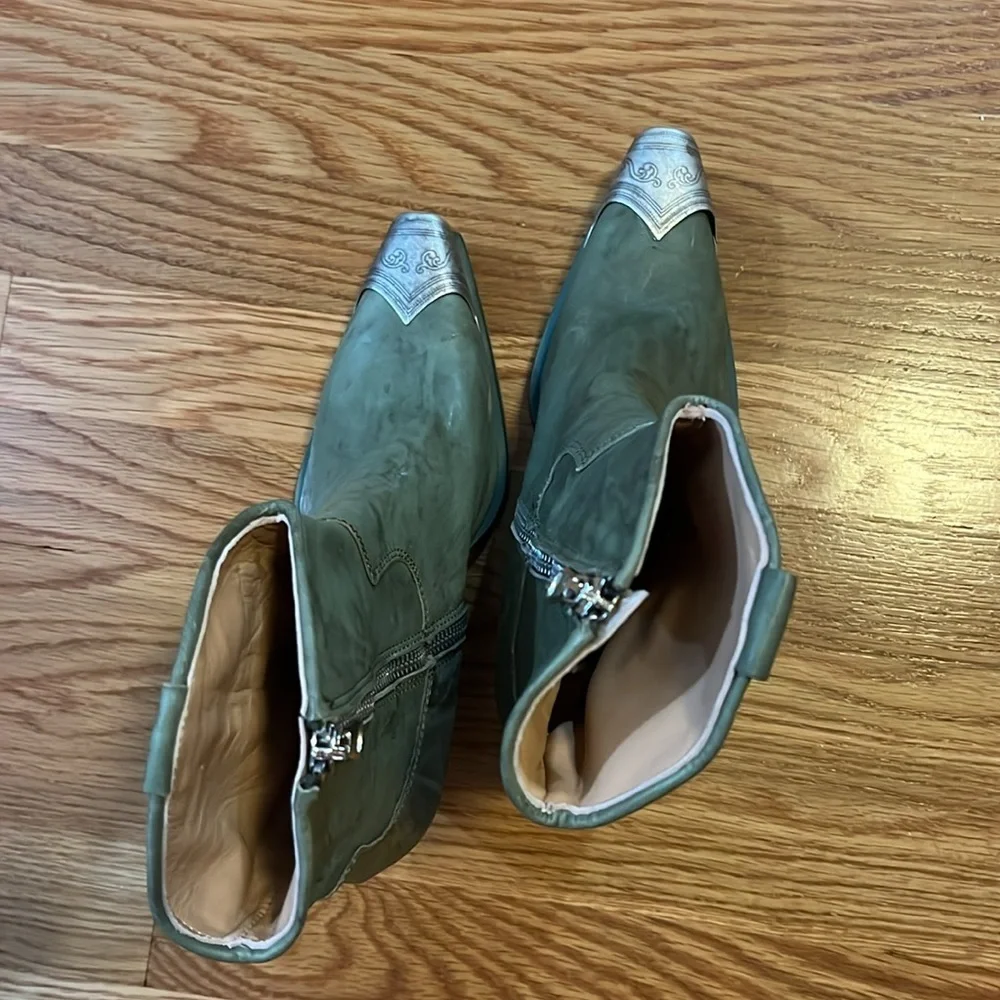 Free People Brayden Western Boot - Succulent Color Size 6 NEW - Picture 15 of 15